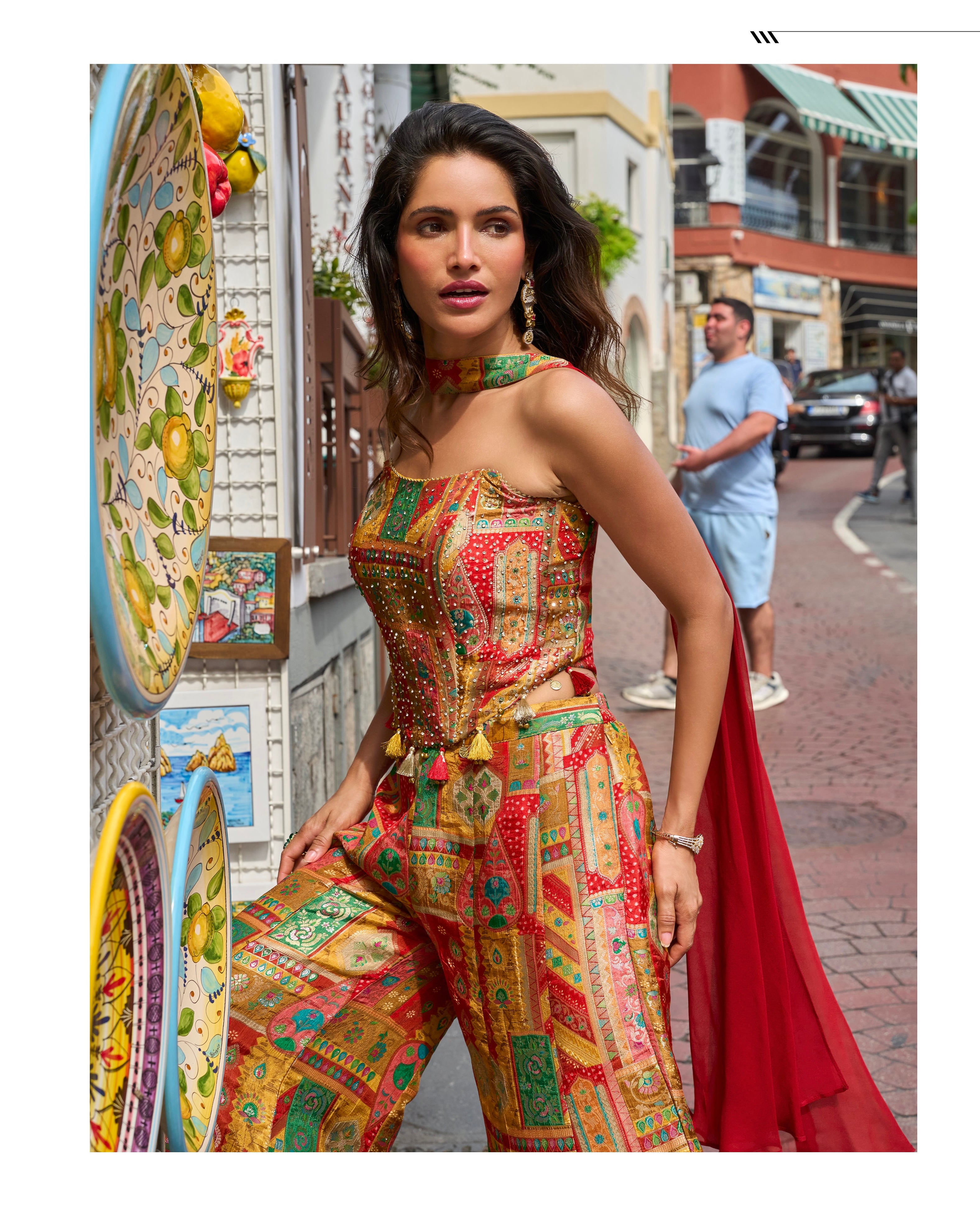 Rangrez Fiesta Patchwork Co-Ord Set