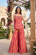 Rani Gulab Brocade Sharara Set