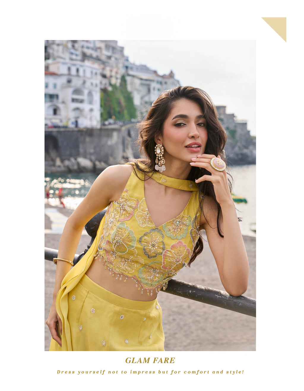 Sunshine Bloom Embroidered Co-Ord Set