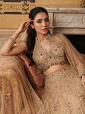 Champagne Heritage Embroidered Lehenga Set