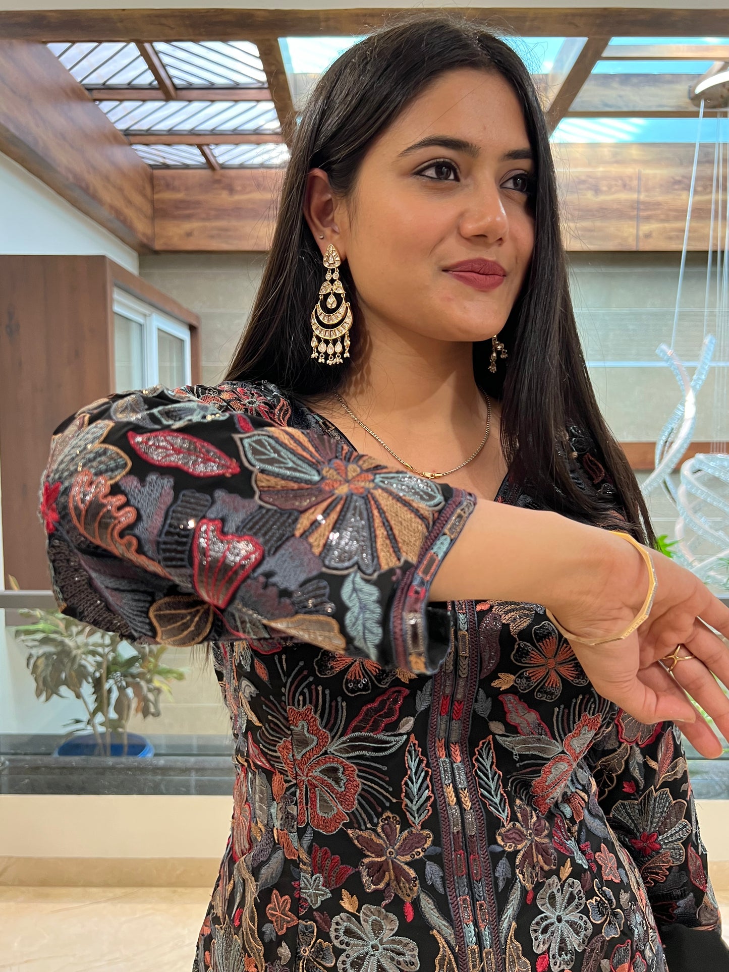 Black Indo-Western Dress